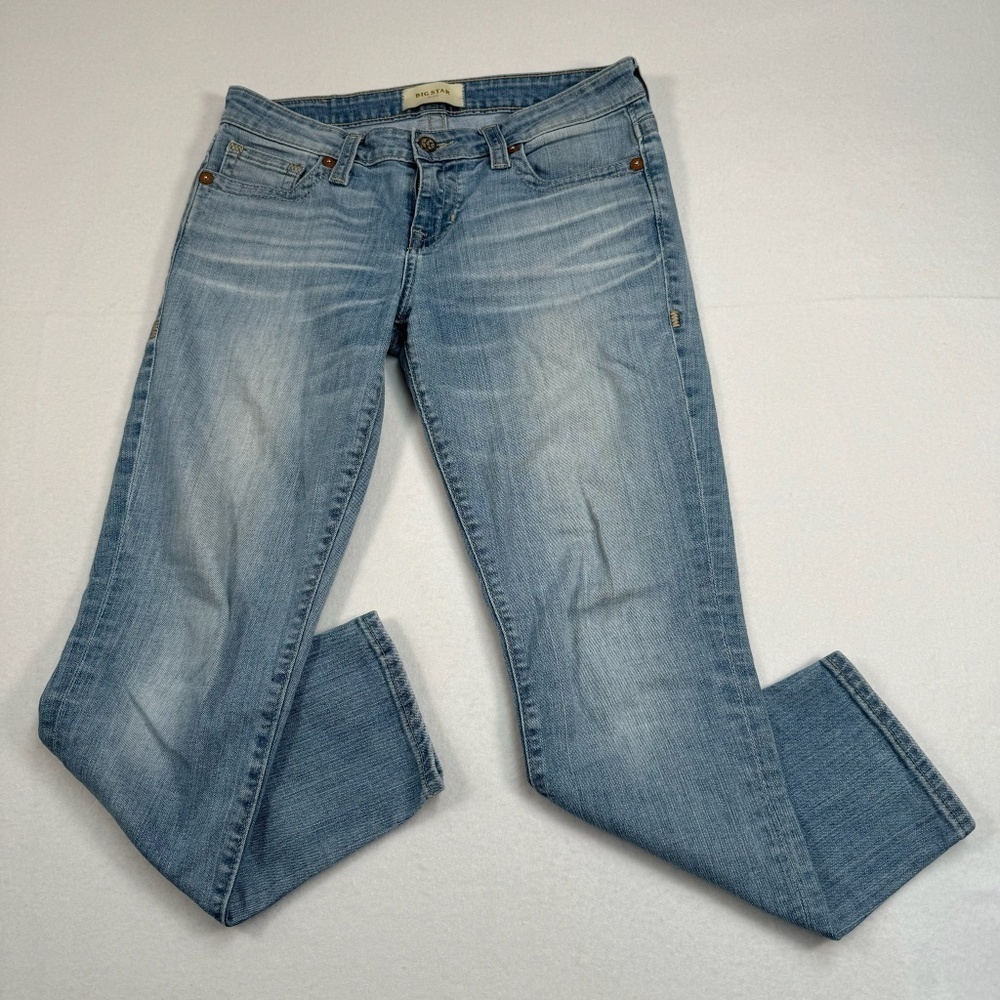 Big Star Alex Jeans Capri Womens Size 28 Light Wash Stretch Denim Ankle